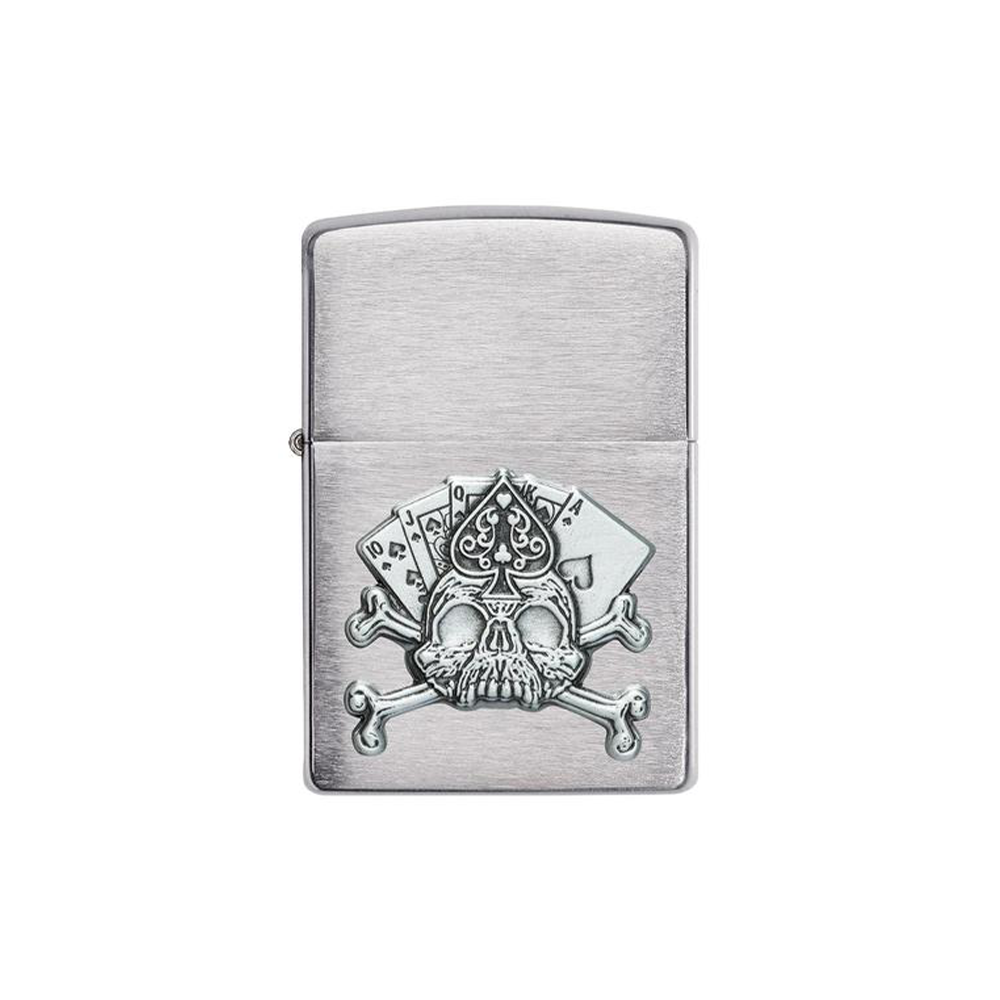 Zippo 49293 Card Skull Emblem Design_1