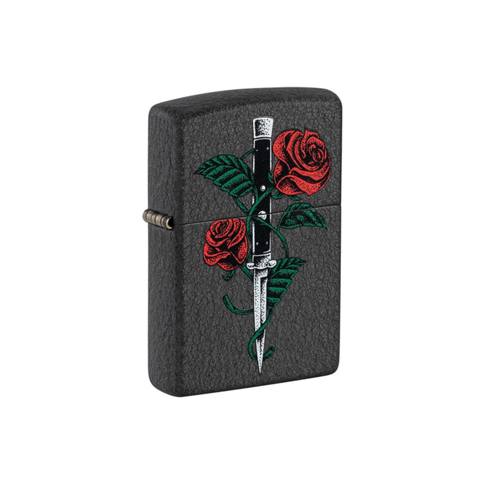 Zippo 49778 Rose Dagger Tattoo Design_3