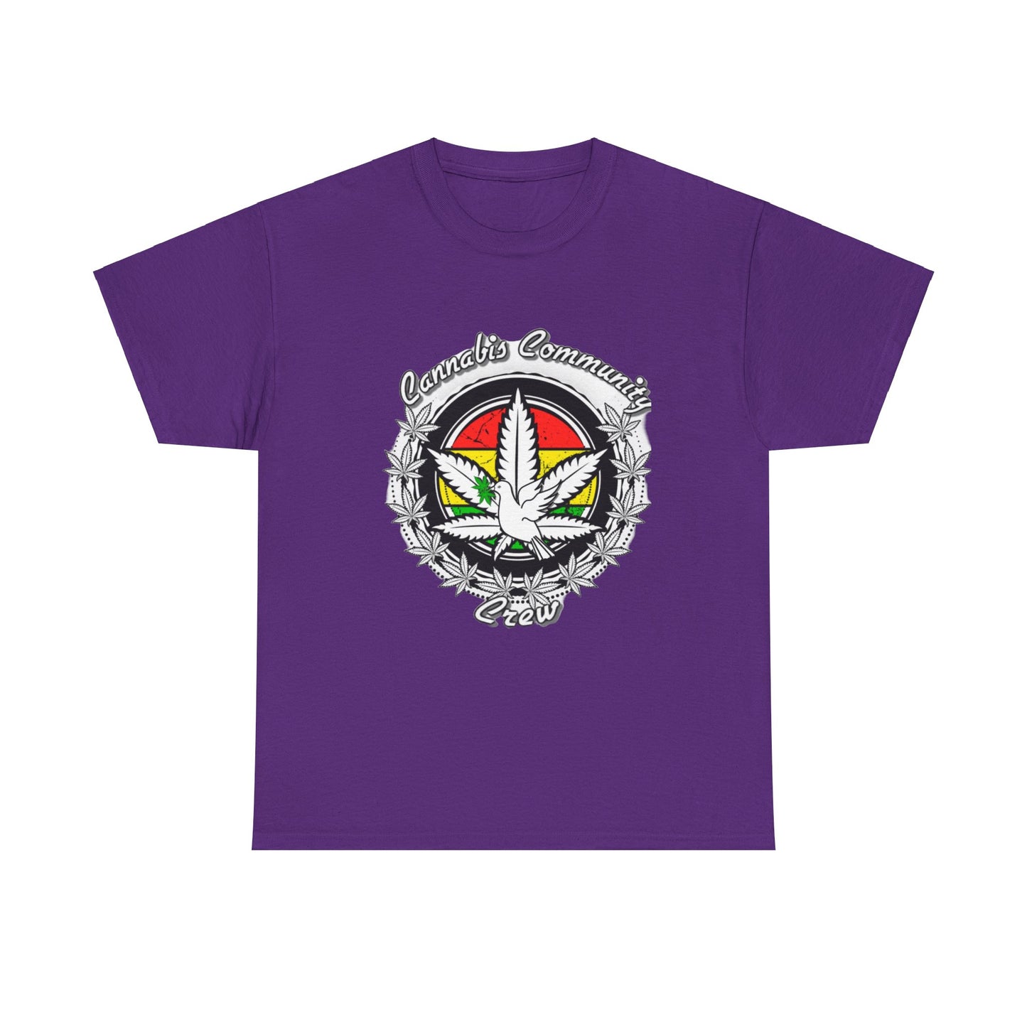 Cannabis Community Unisex Heavy Cotton Tee - Comfortable Cannabis Culture Shirt