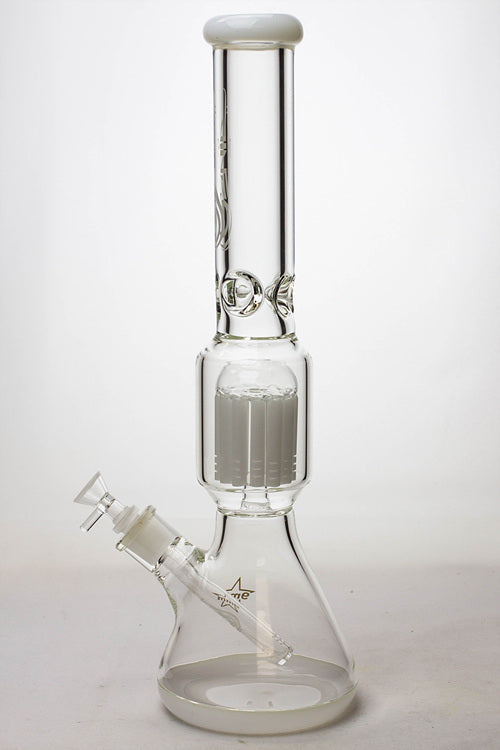 17.5" Genie 10-arm  9 mm colored bottom glass bong ( GE4180 )_4