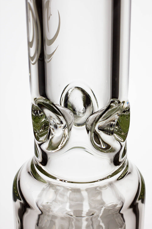 17.5" Genie 10-arm  9 mm colored bottom glass bong ( GE4180 )_7