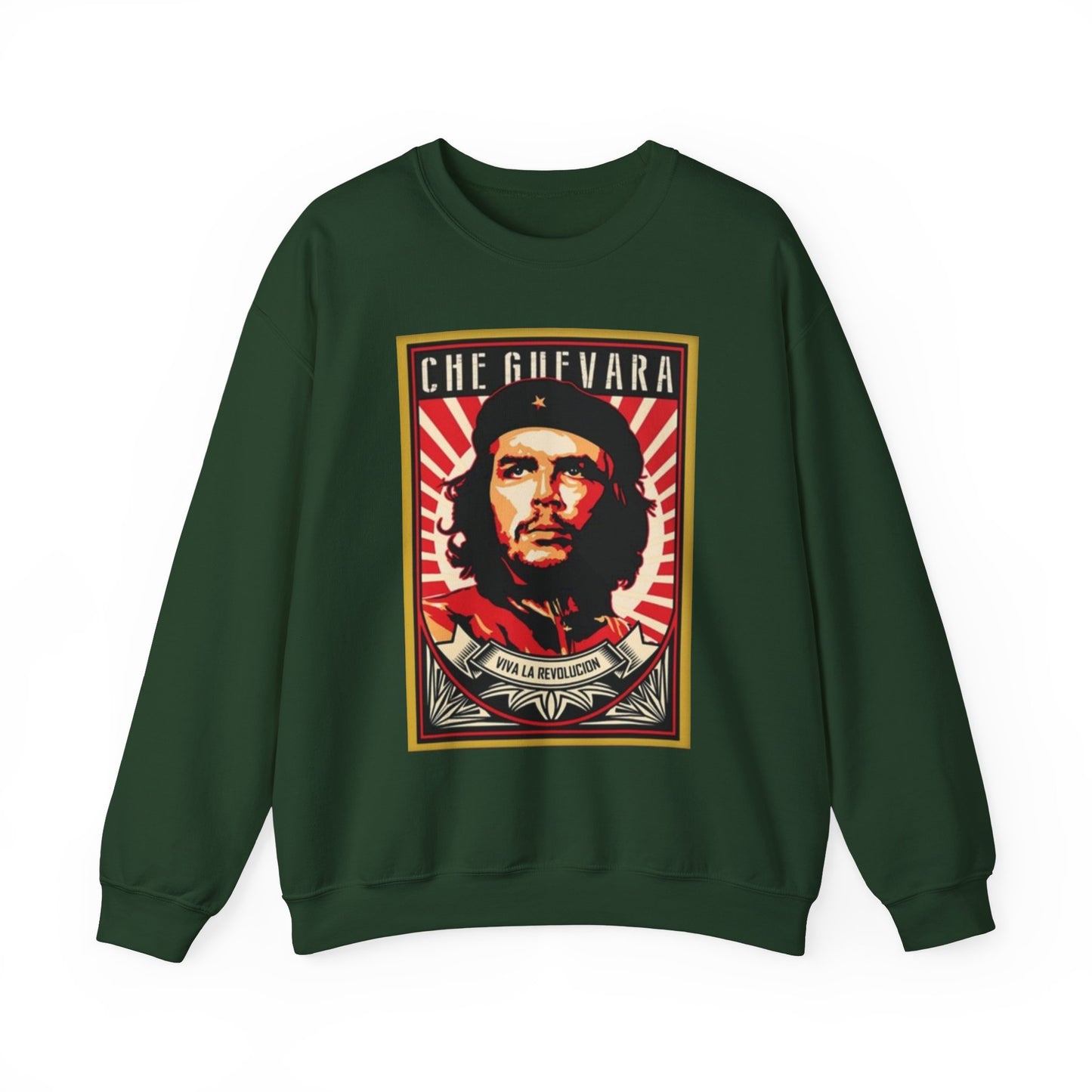 Che Guevara Inspired Unisex Heavy Blend™ Crewneck Sweatshirt - Iconic Revolution Apparel