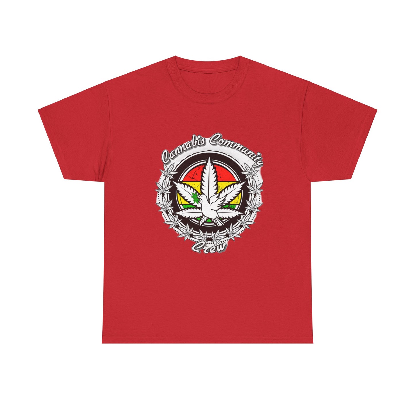 Cannabis Community Unisex Heavy Cotton Tee - Comfortable Cannabis Culture Shirt