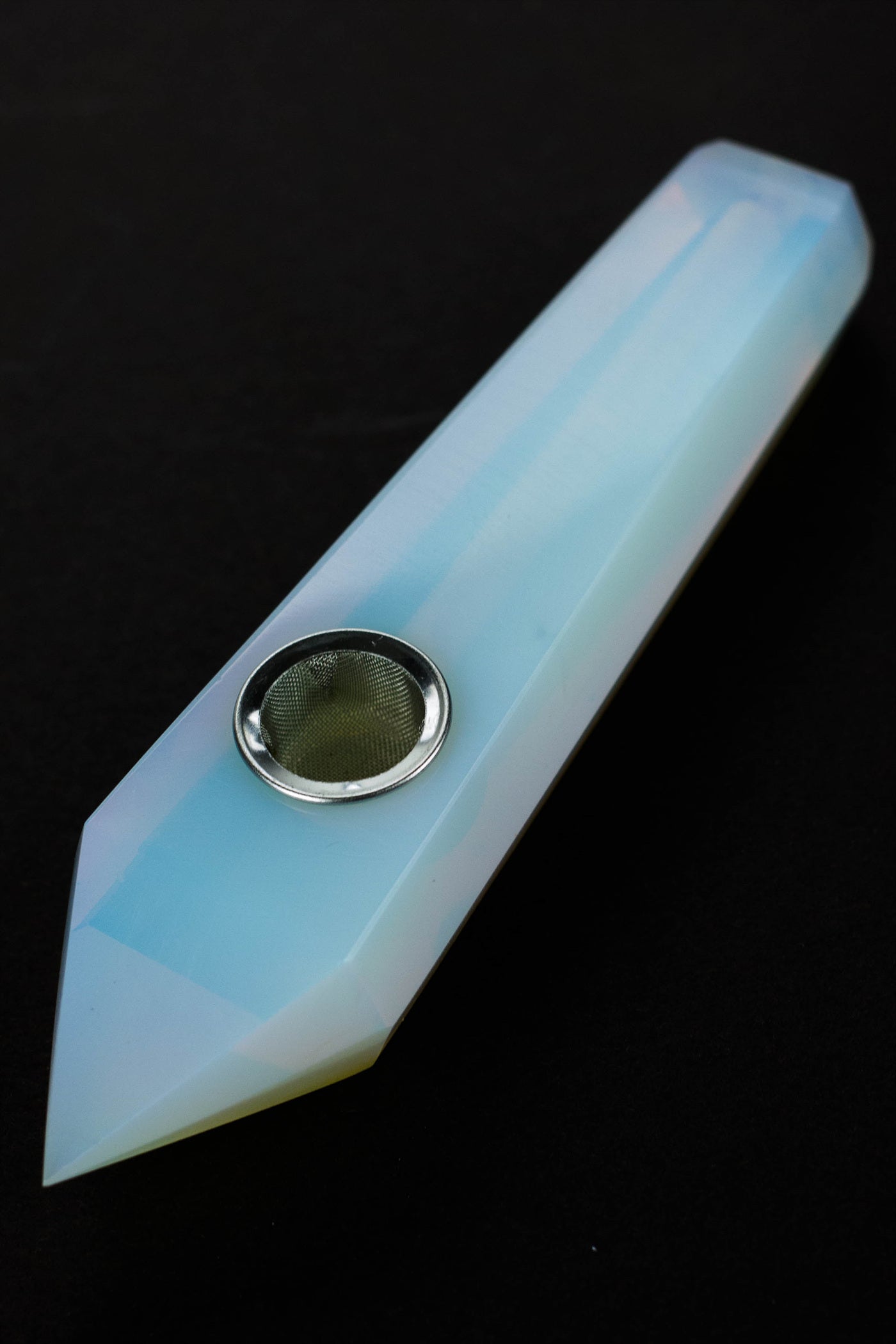 Acid Secs - Plain Natural Opal Smoking Pipe_2