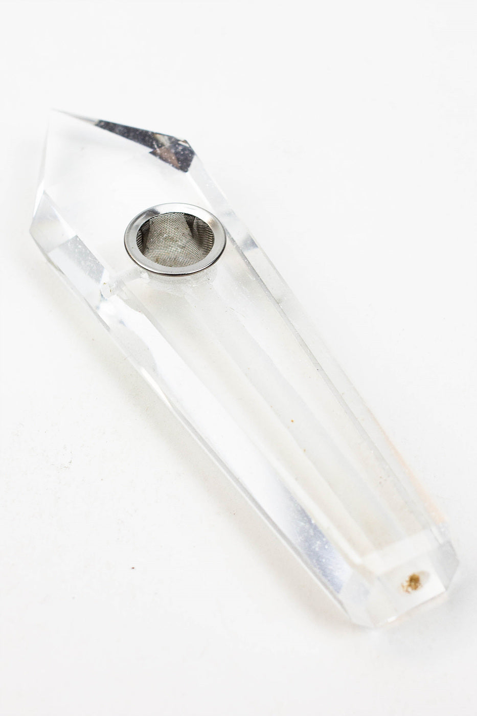 Acid Secs - Crystal Stone Smoking Pipe with choke hole_10