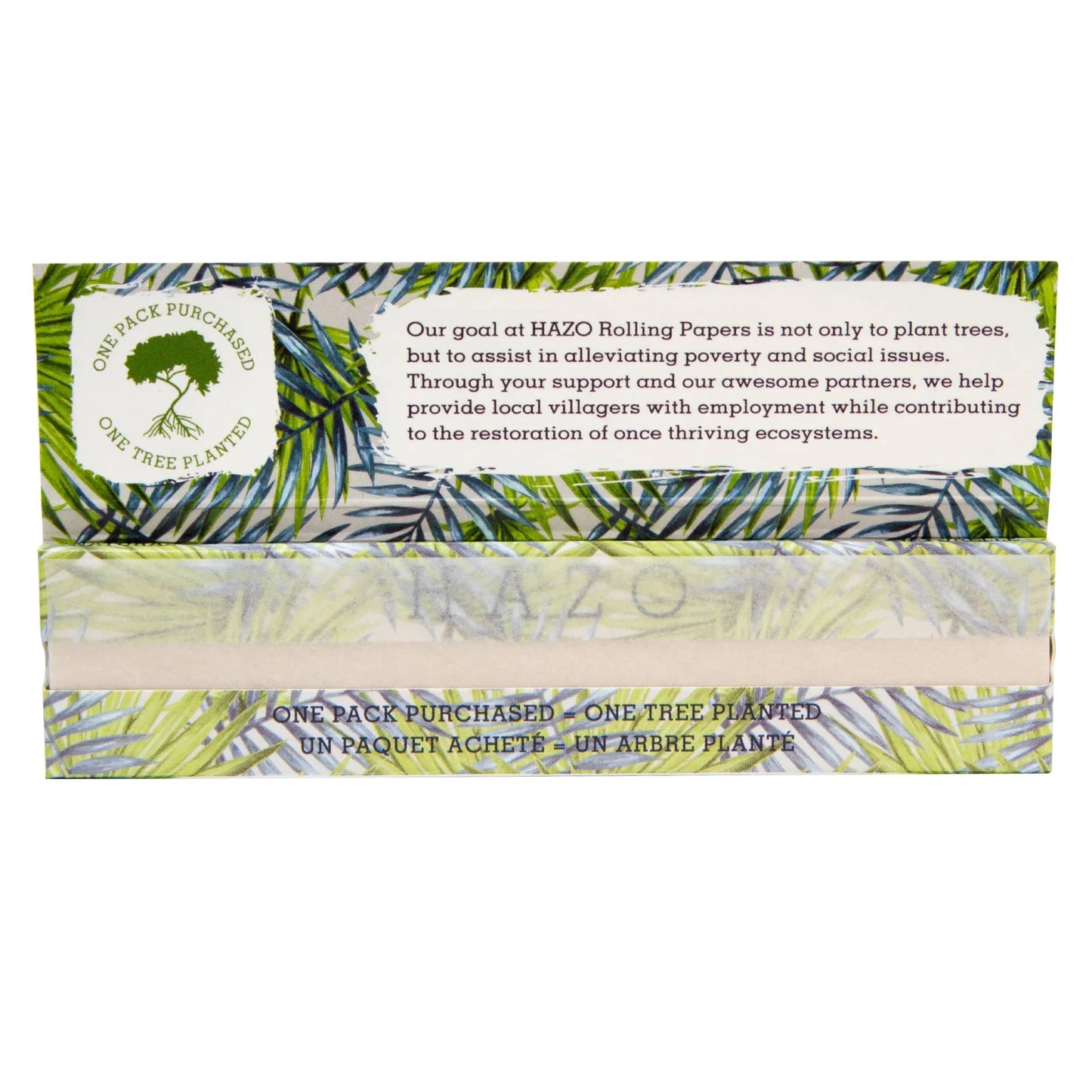 HAZO Hemp Rolling Papers | King Size Slim - Full Display of 50x Booklets | Plants 50 Trees!_2