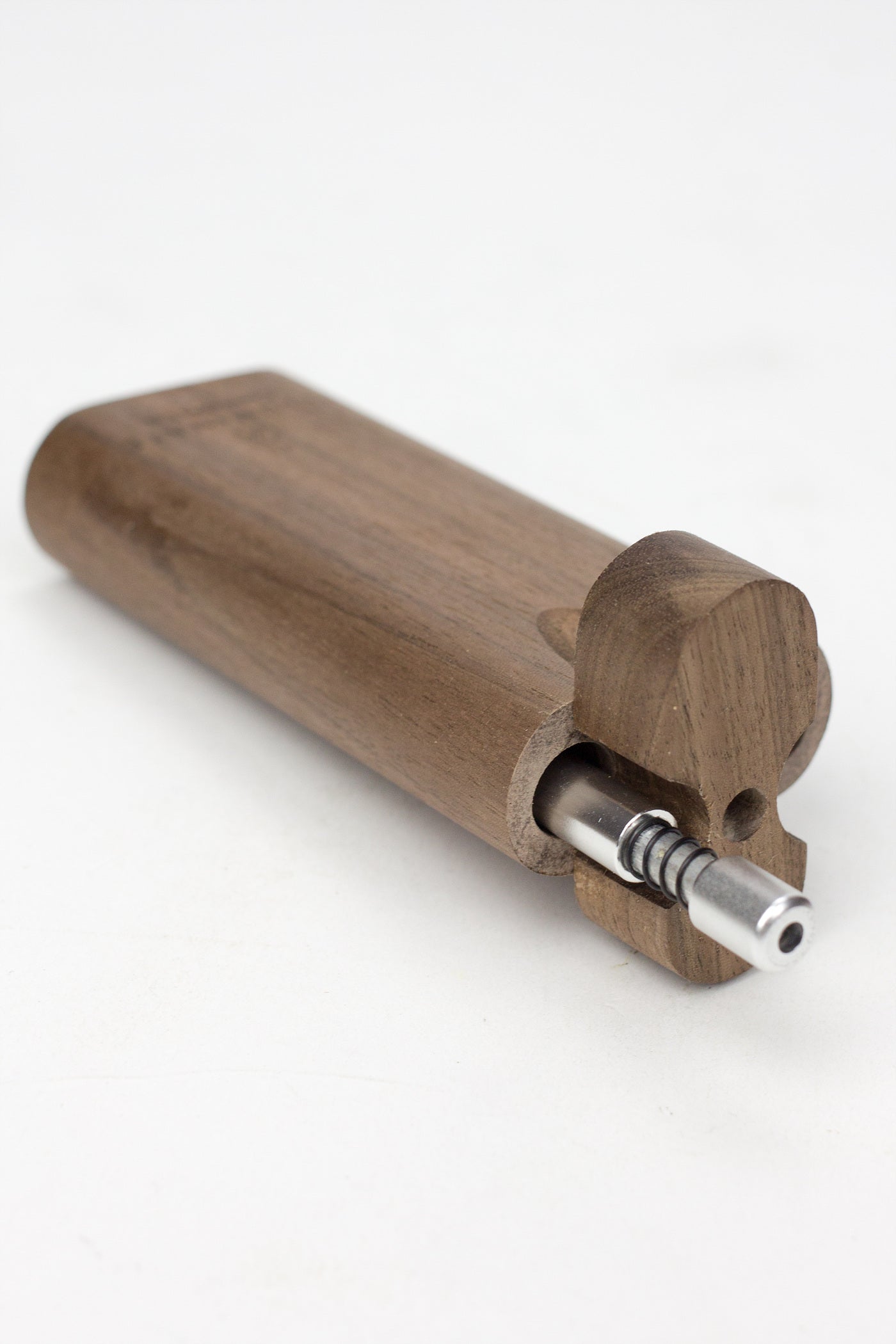 Walnut Dugout with Anodized Spring One hitter_1