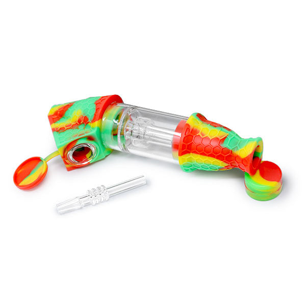 8 inch Silicone Nectar Collector Bubbler [WP-28]_1