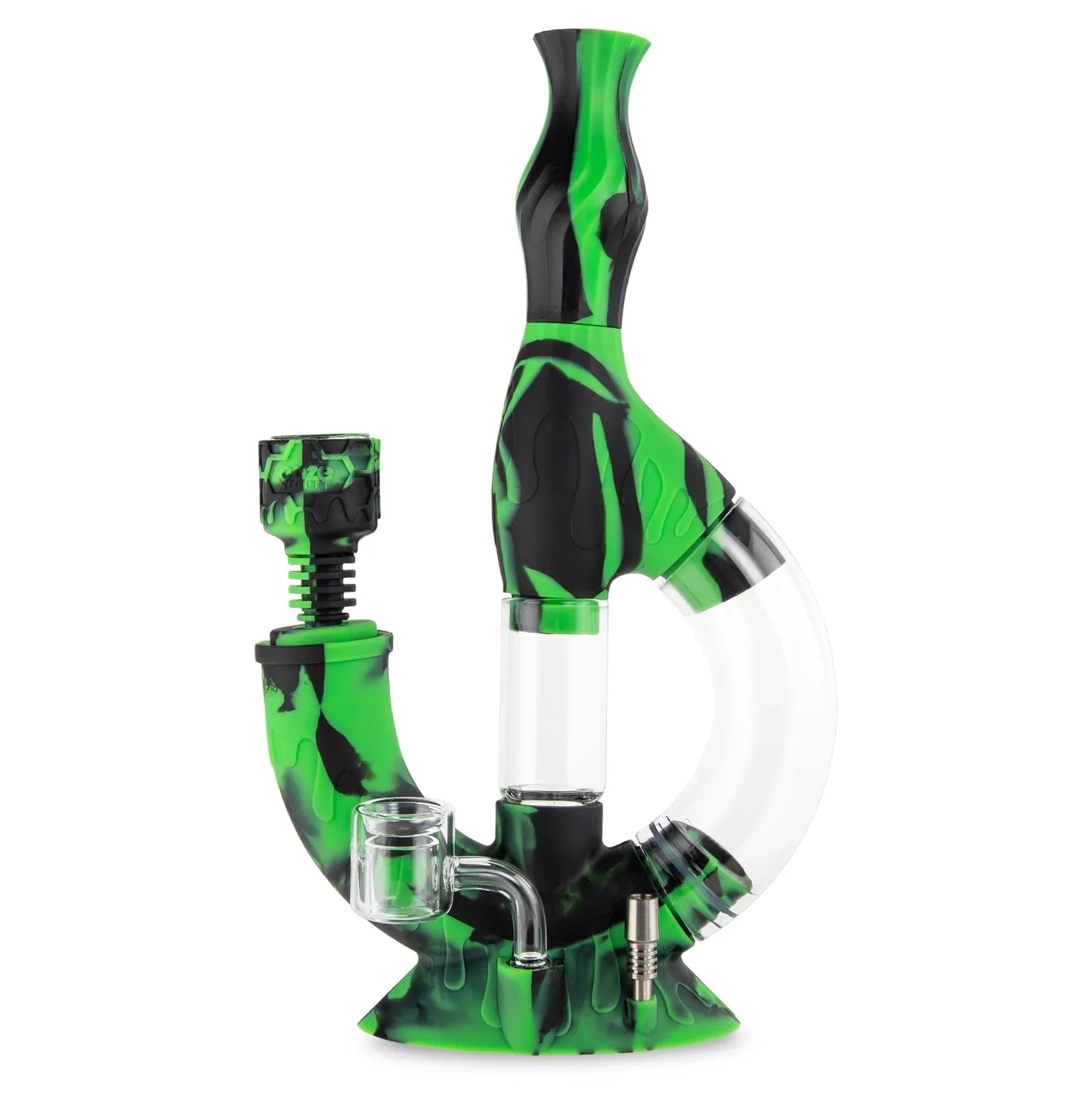 Ooze | Echo Silicone Water Pipe, Dab Rig & Dab Straw_3