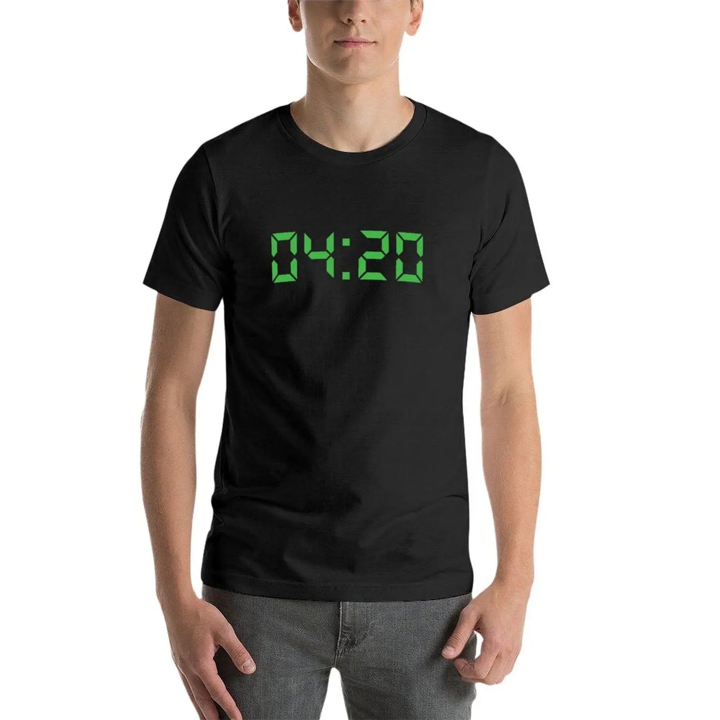 420 Alarm Clock Funny Weed Smoker T-Shirt tees rapper graphic tees anime clothes anime shirts men