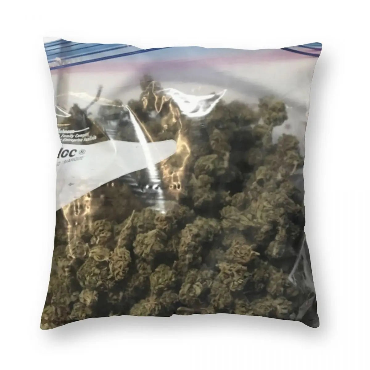 Stoner Weed Cannabis Marijuana Pillowcase Polyester Linen Velvet Printed Zip Decor Home Cushion Cover Wholesale