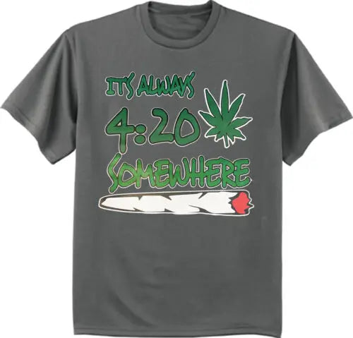 Mens Big and Tall Funny Weed Pot 420 Stoner T-shirt Graphic Tee Clothing Apparel