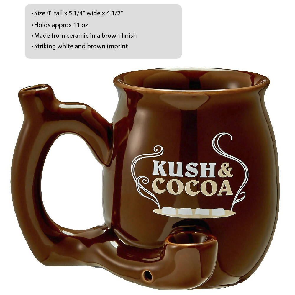 ROAST AND TOAST "KUSH AND COCOA" BROWN PIPE MUG_1