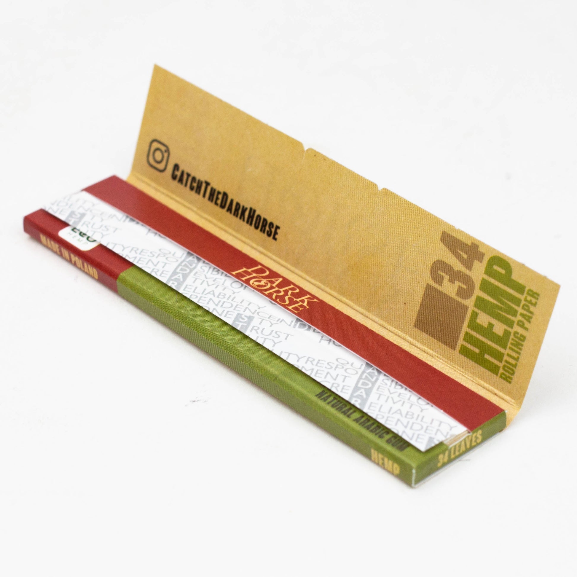 Rolling Paper DARK HORSE King size slim Hemp_1