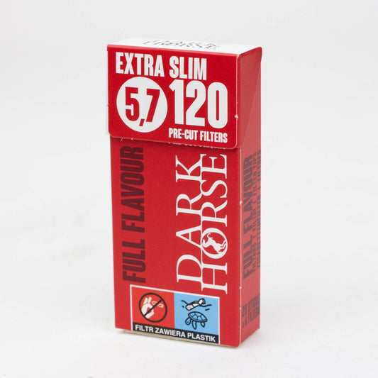 DARK HORSE Full Flavour Pre-Cut Filters Extra Slim 5,7mm_0