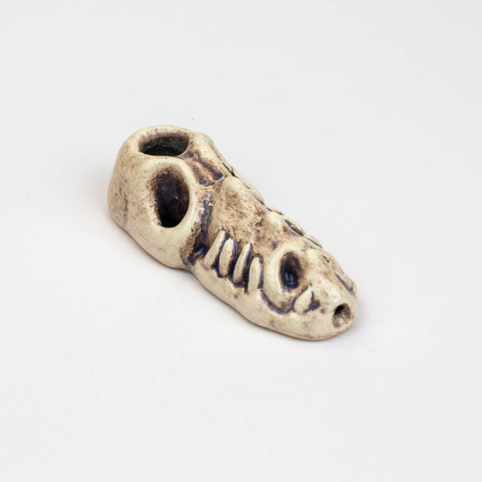 Handmade Ceramic Smoking Pipe [MINI GATOR]_0