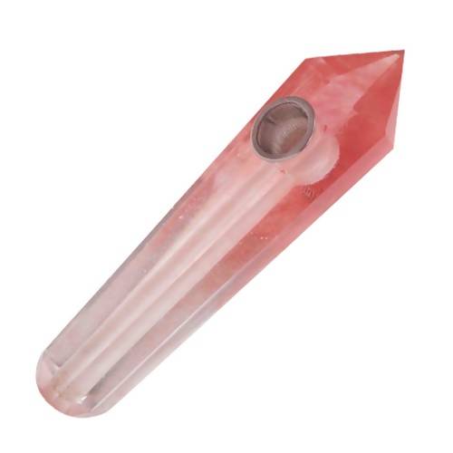 QUARTZ PIPE | RED MELTING STONE_0