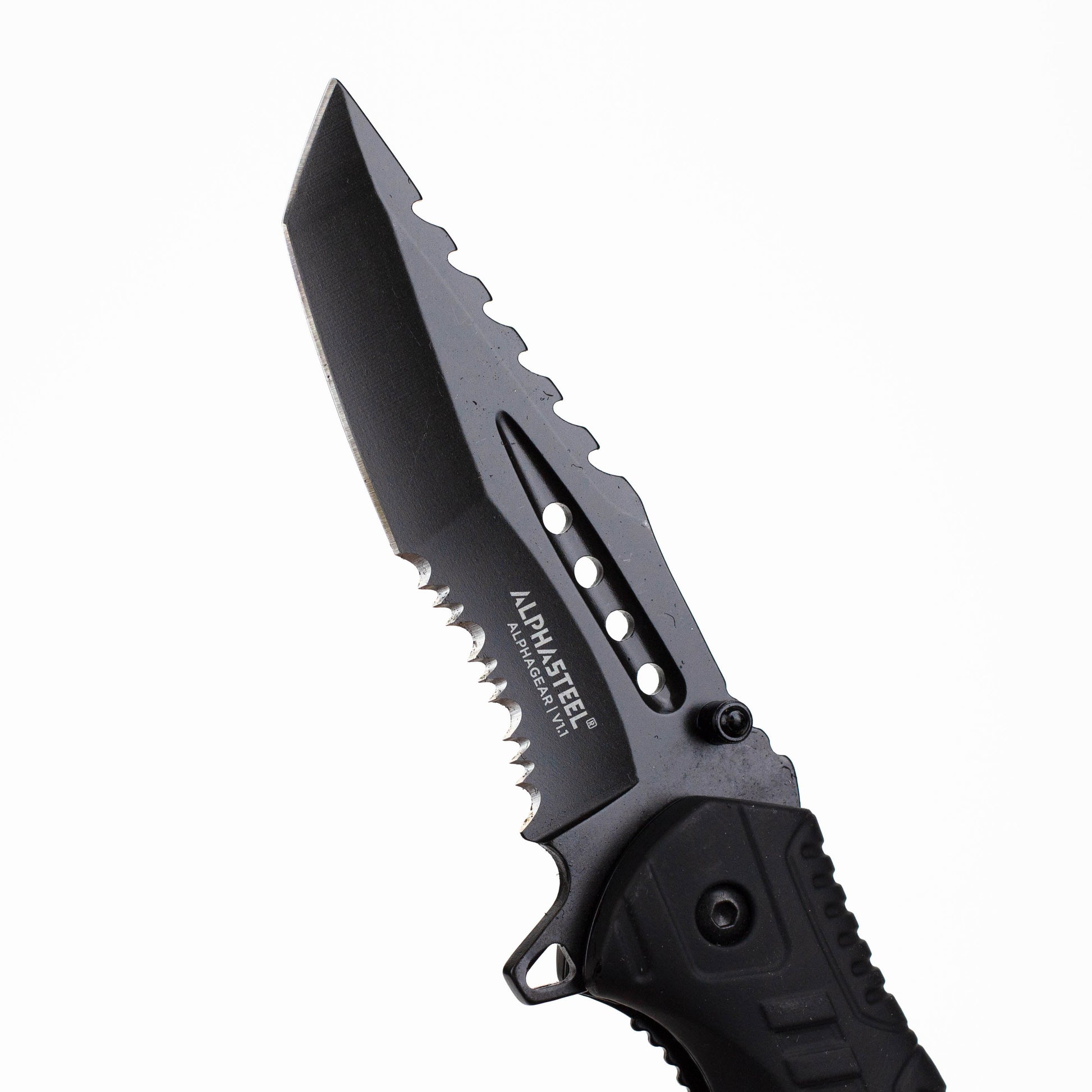 ALPHASTEEL Hunting Knife - Black Rider_3