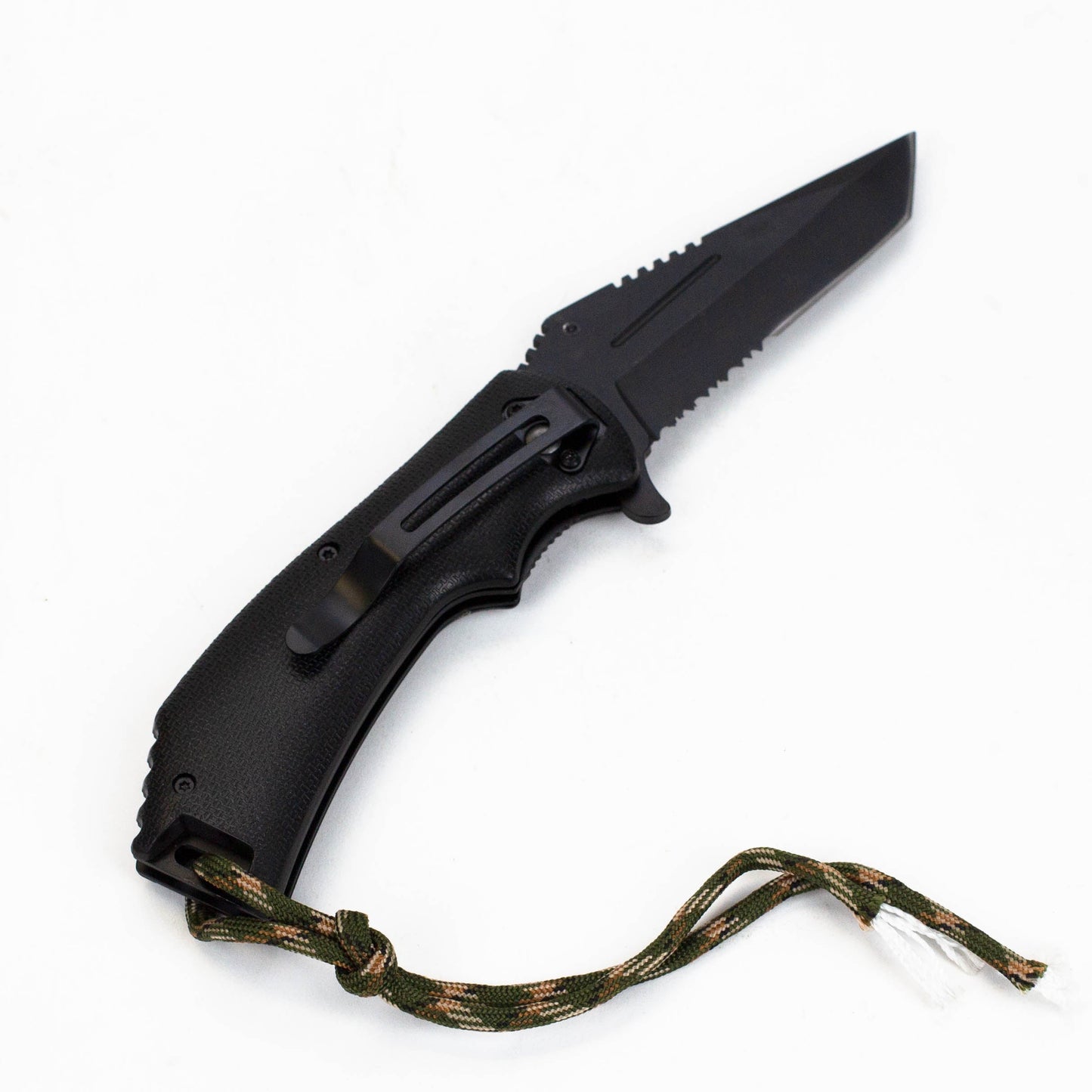 ALPHASTEEL Hunting Knife - Army Paracord_2