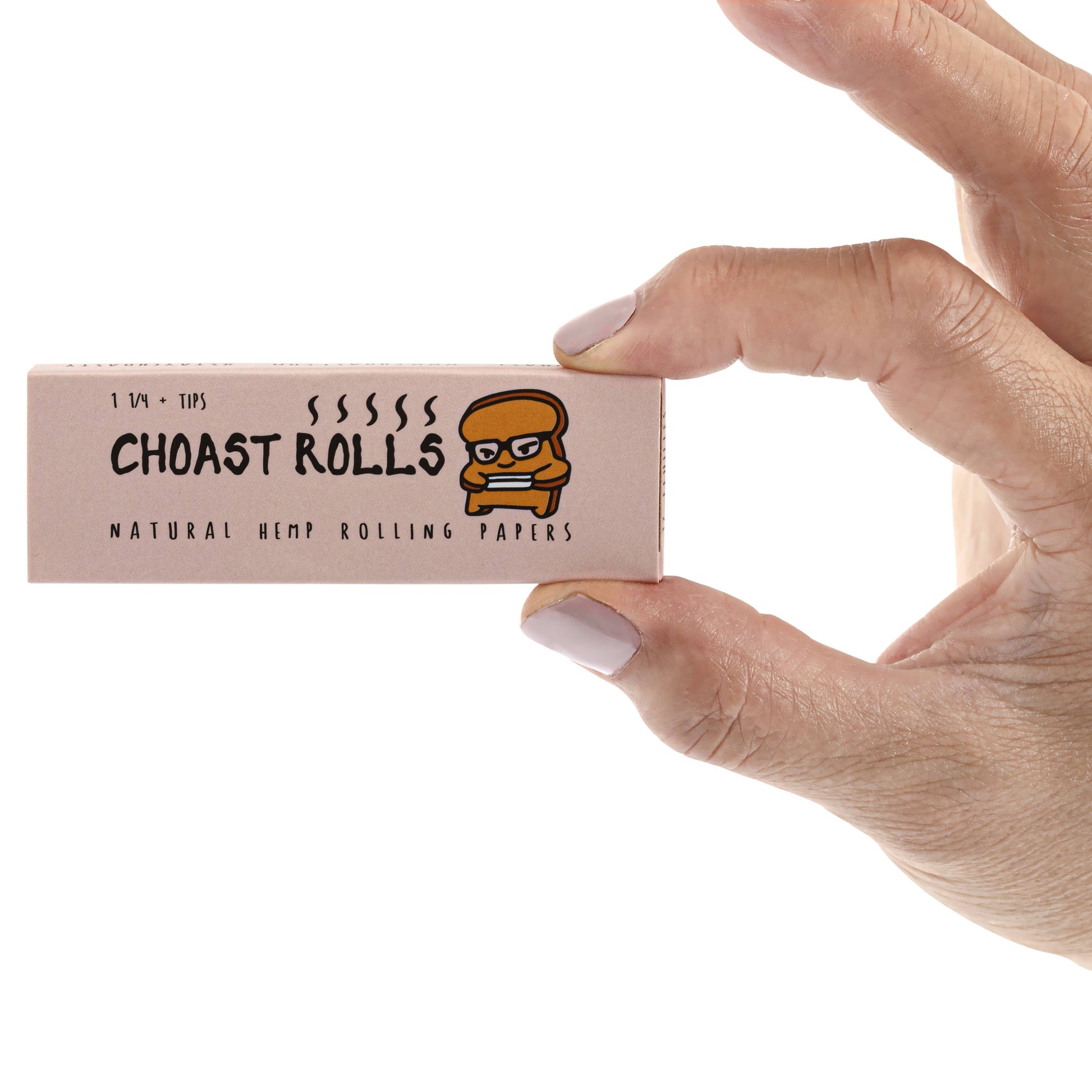 Choast Rolls - 1 1/4 Size - Natural Hemp Papers - 22 Packs Per Carton_4