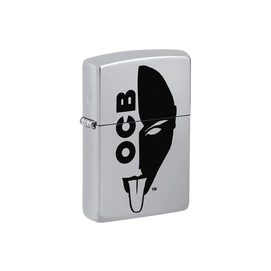 Zippo 250-109226 OCB Reg High Polish Chrome Half Face_0