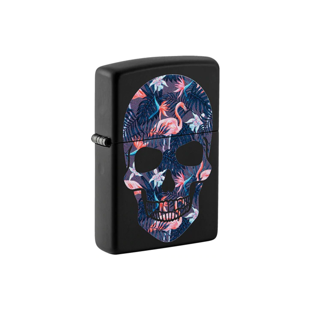 Zippo 49771 Flamingo Skull Design_3