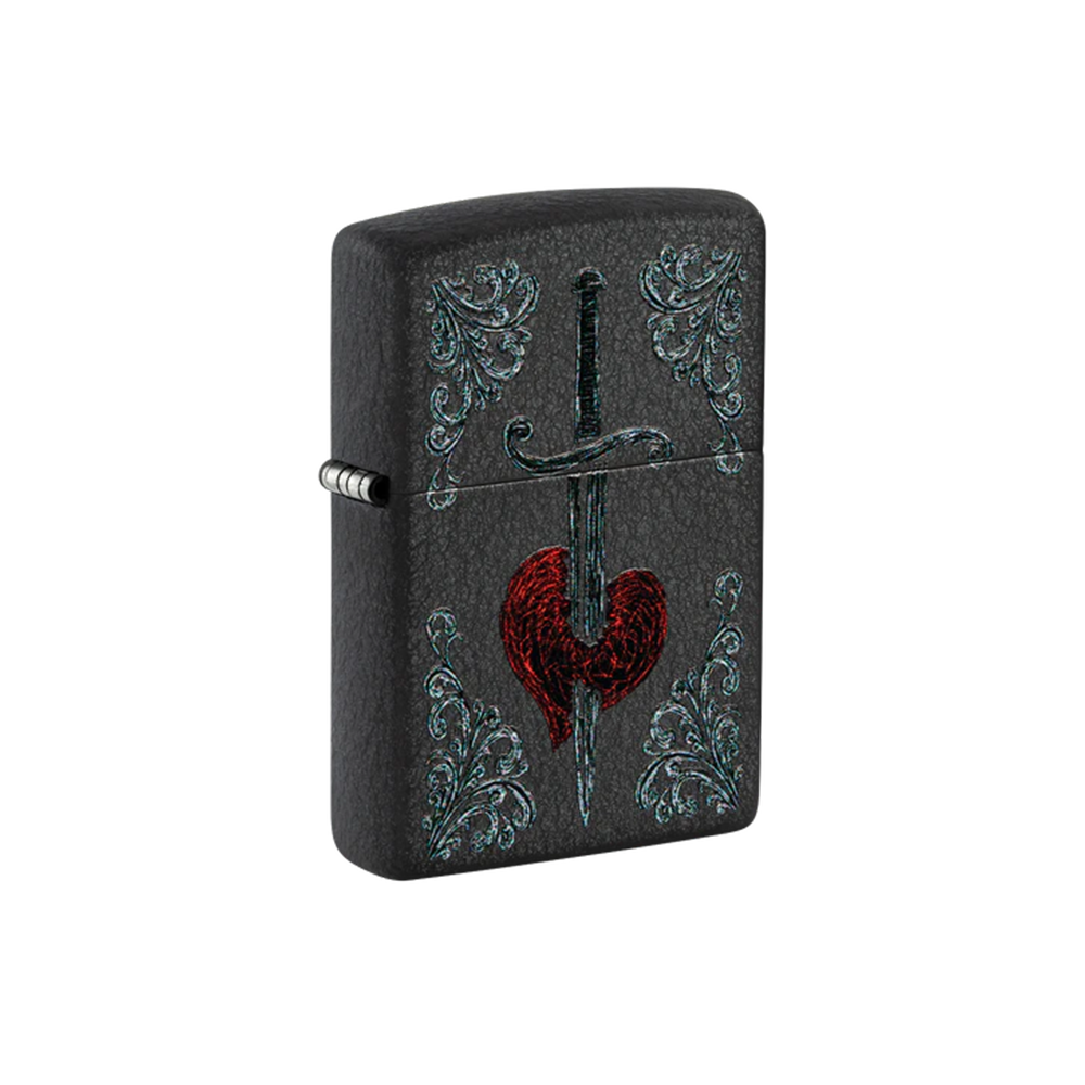 Zippo 48617 HEART DAGGER TATTOO DESIGN_1