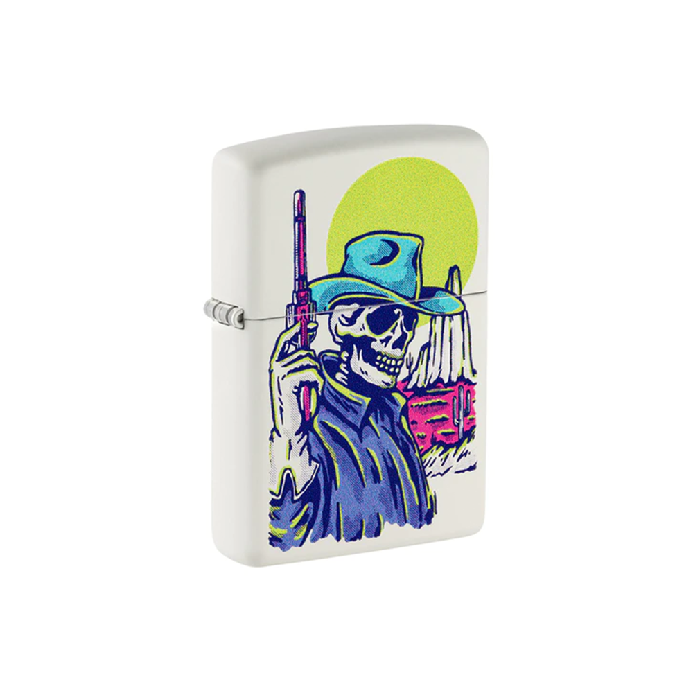 Zippo 48502 Cowboy Skull Design_1