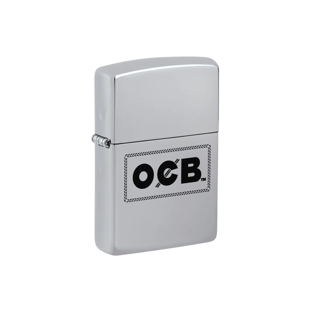 Zippo 250-109227 OCB Reg High Polish Chrome Cross Stitch_0