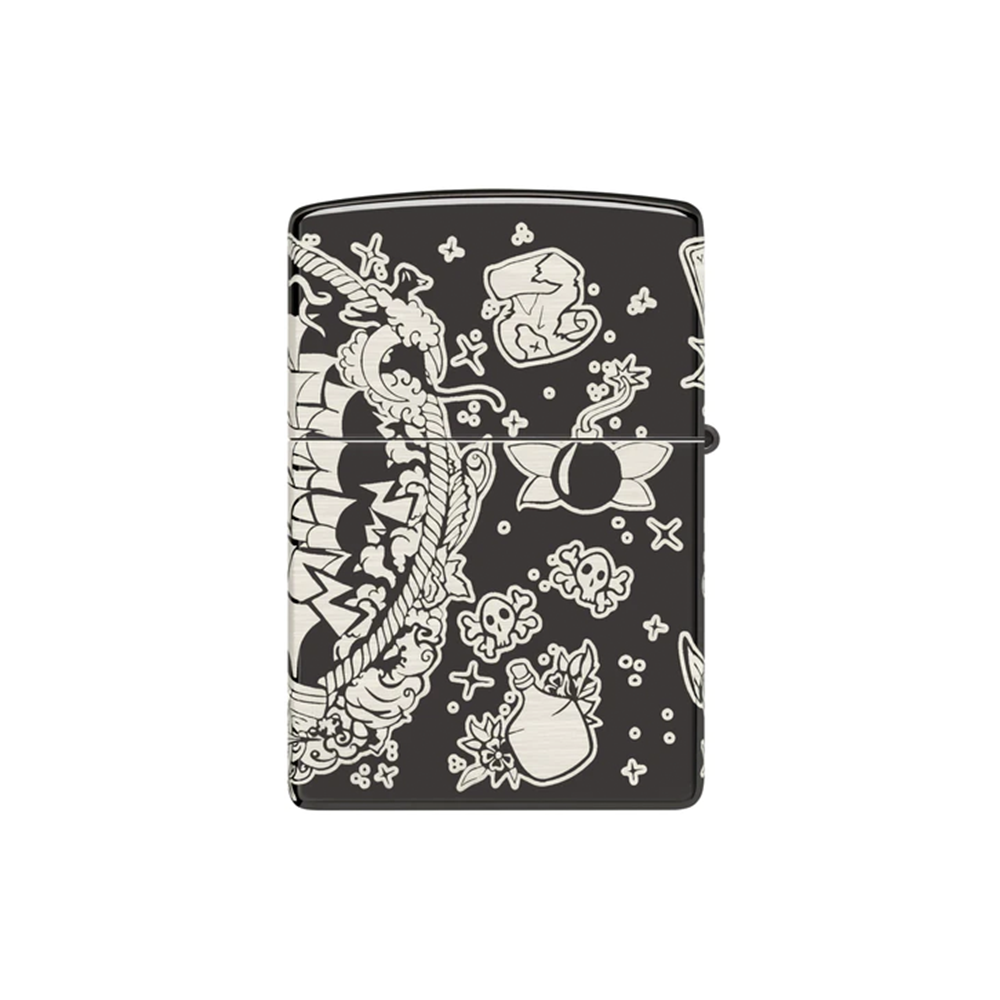 Zippo 48398 Pirates Treasure / Tattoo Theme Design_2