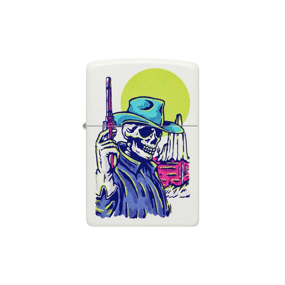 Zippo 48502 Cowboy Skull Design_0